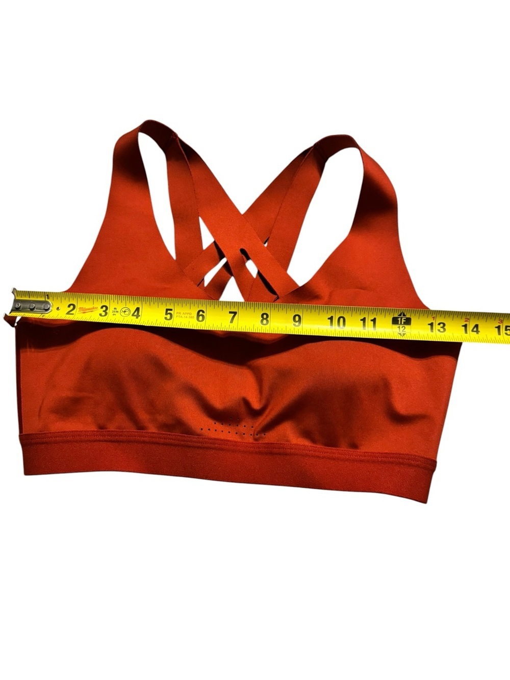 all in motion Rust Orange Crisscross Sports Bra - Picture 3 of 6